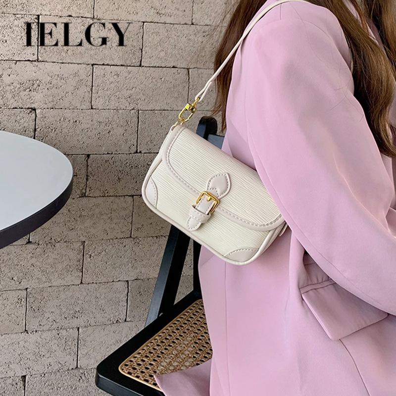 Túi Đeo Chéo Hình Vuông Nhỏ Màu Trơn Dễ Phối Đồ Thời Trang Cho Nữ