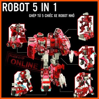 Máy Xúc Lửa cứu hỏa biến hình Robot-loại lớn