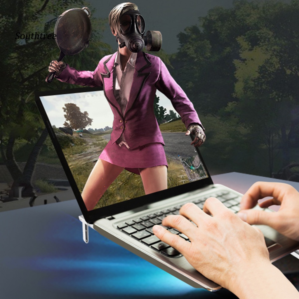 Giá Đỡ Laptop / Máy Tính Bảng RGB X1 Tản Nhiệt Chống Trượt Có Thể Gập Lại Đa Năng