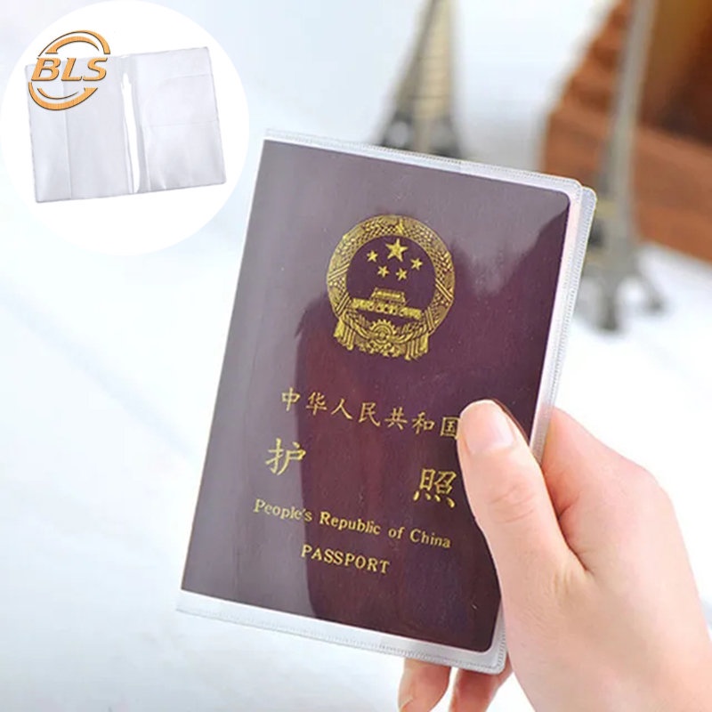 Vỏ Bọc Hộ Chiếu Bằng PVC Trong Suốt Mờ Chống Nước Chống Bụi Bẩn Có Ngăn Đựng Thẻ ID Tái Sử Dụng Được Chất Lượng Cao