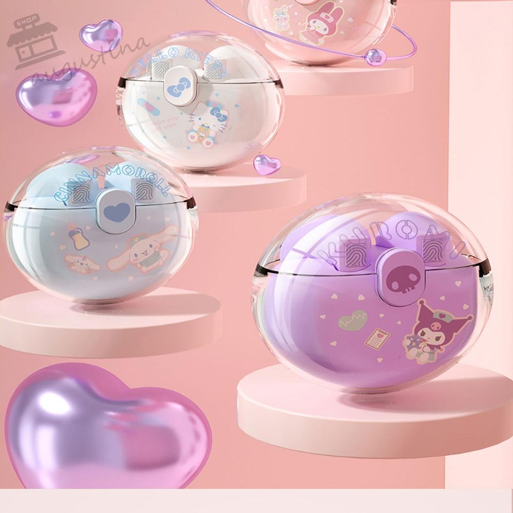 Tai Nghe Nhét Trong Không Dây Bluetooth Điều Khiển Cảm Ứng Giảm Tiếng Ồn AUGUSTINA Kuromi