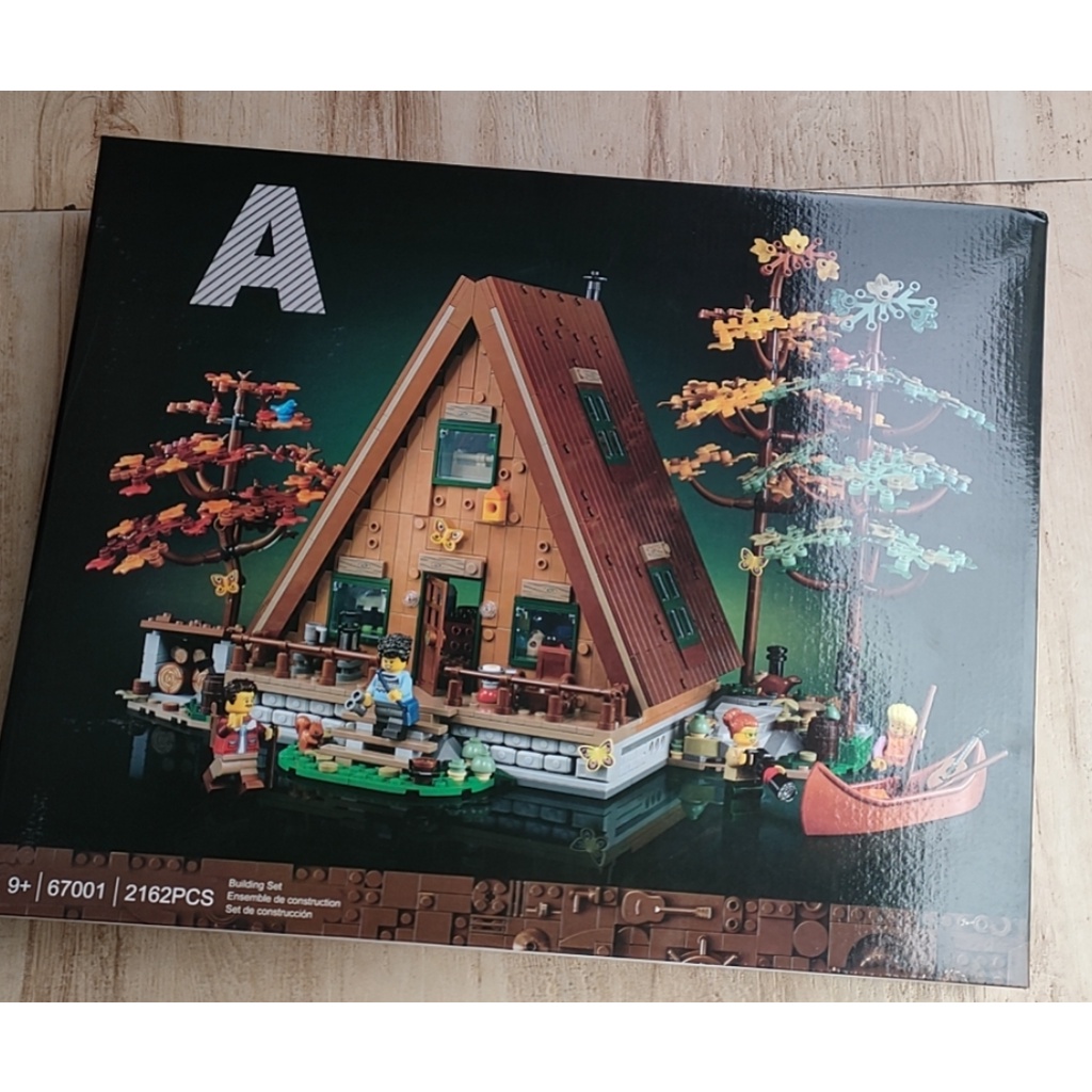 Đồ chơi lắp ráp mô hình A-Frame Cabin Nhà Gỗ trong Rừng  67001