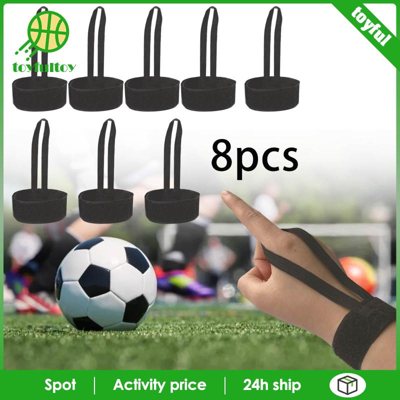 Set 8 Phụ Kiện Đánh Dấu Cổ Tay In Chữ Toyfulcabin Dùng Trong Bóng Đá