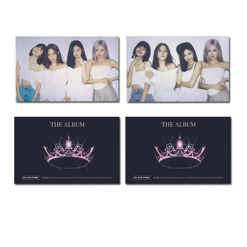 BLACKPINK The Album Official Postcard Photocard Lomo Card  In Stock New Arrival Ready Stock LY