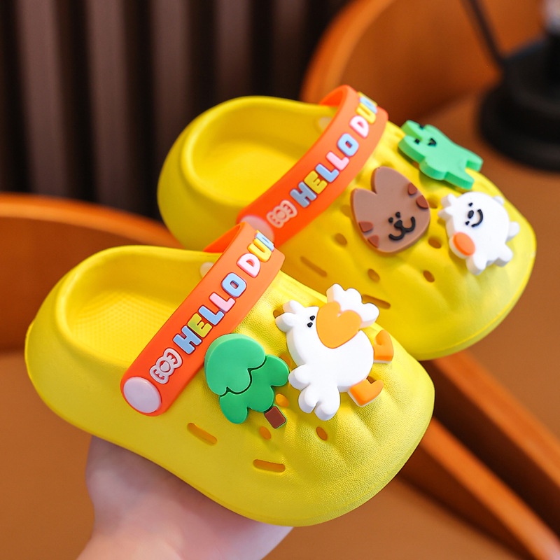 Dép Đi Trong Nhà Đế Mềm Chống Trượt Xinh Xắn Cho Bé 1-3 Tuổi
