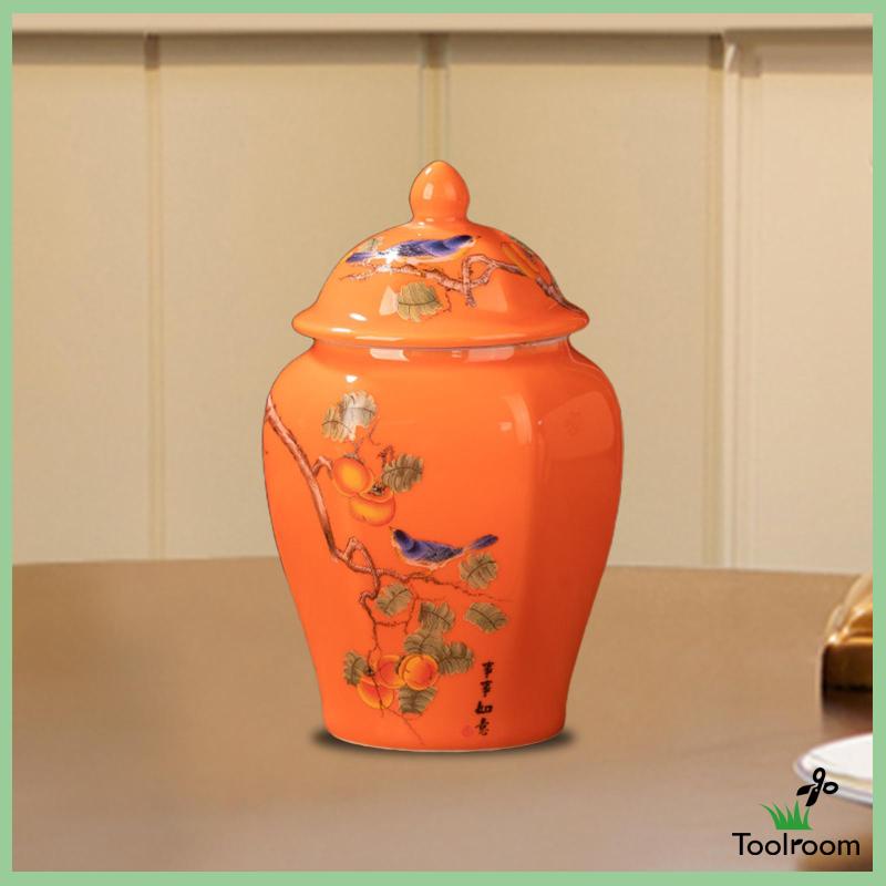 Lọ Gốm Đựng Gừng Truyền Thống Để Bàn Trang Trí Văn Phòng