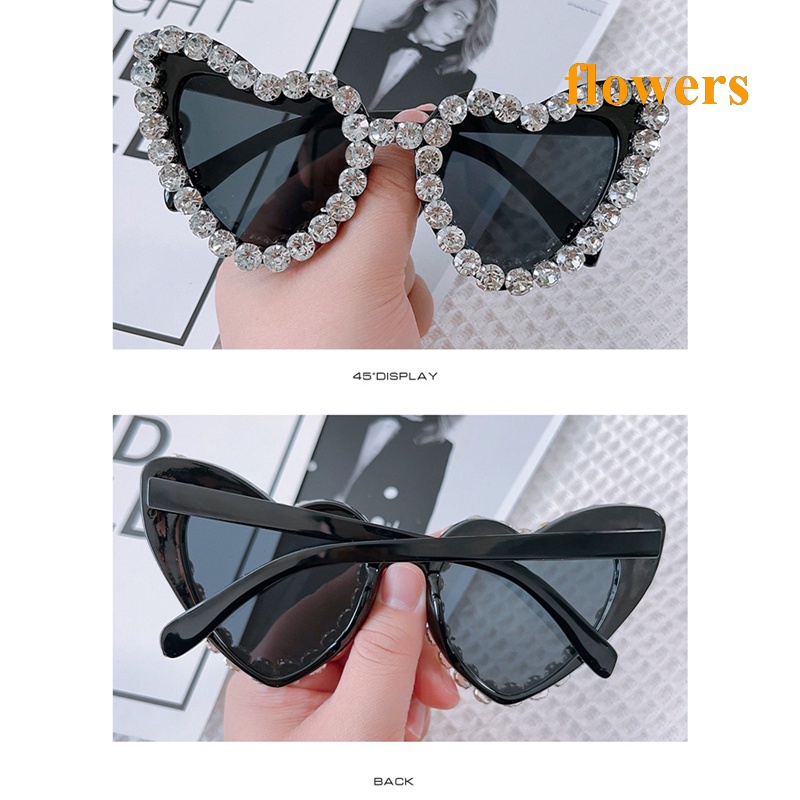 Kính Mát Hình Trái Tim Chống Tia Uv Thời Trang Mới Cho Nữ