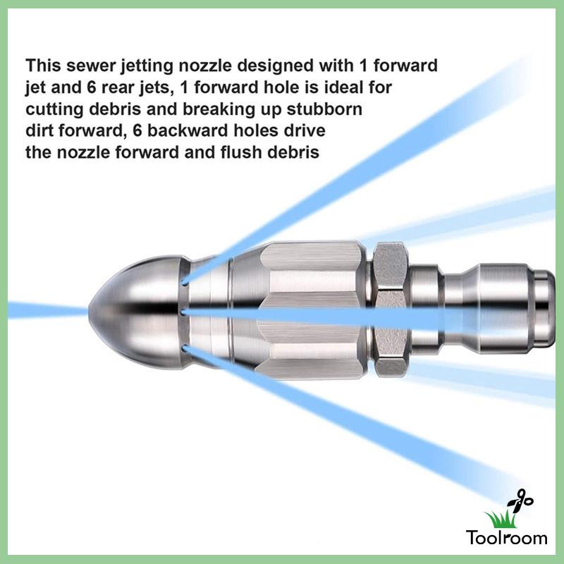 Vòi Phun Nước Áp Suất Cao Kết Nối Nhanh 1 / 4