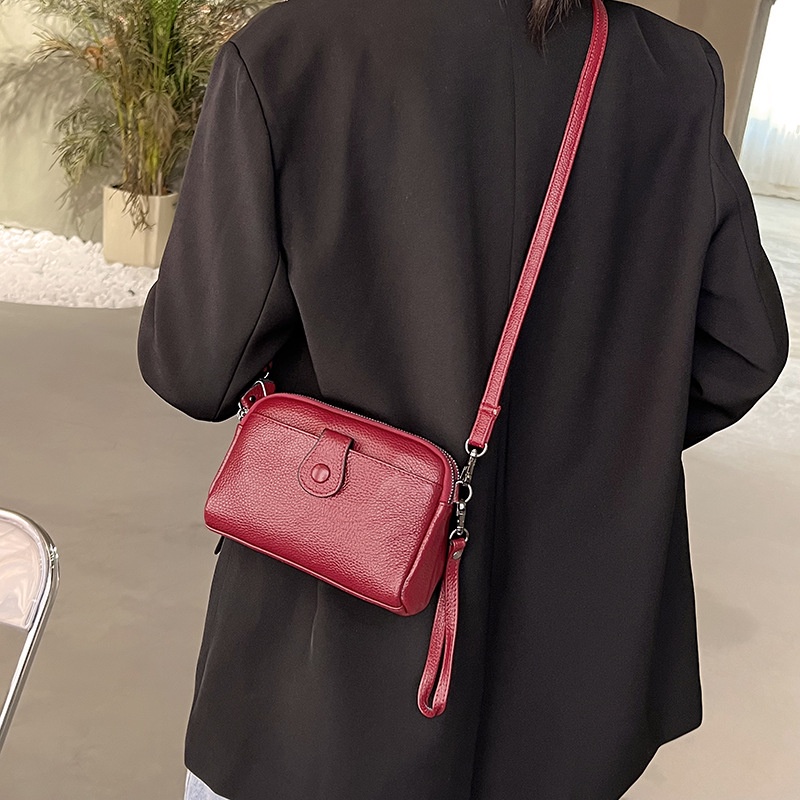 Túi Đeo Chéo Da Thật Thời Trang Cho Nữ