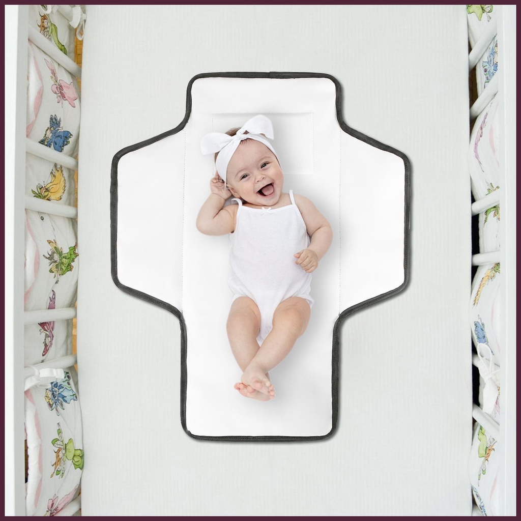 Đệm Thay Tích Hợp Gối Có Thể Gập Lại Kèm Khăn Lau Thông Minh