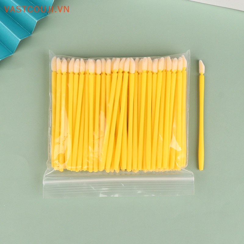 Set 100 Cọ Tô Son Môi Dùng Một Lần Tiện Dụng