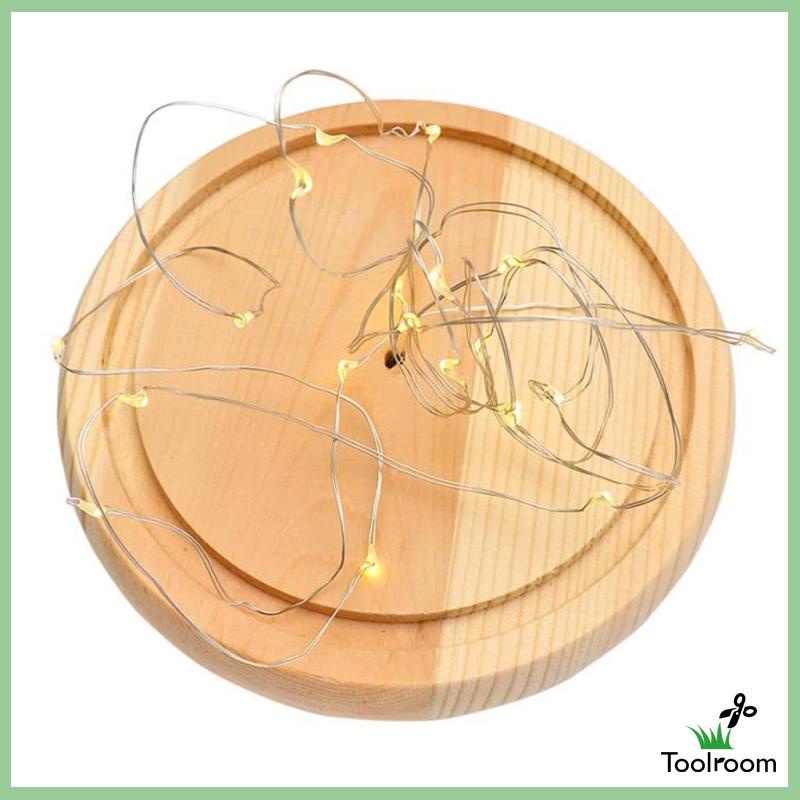 [Toolroom] Đèn LED Kính Cloche Để Bàn Chạy Bằng Pin A