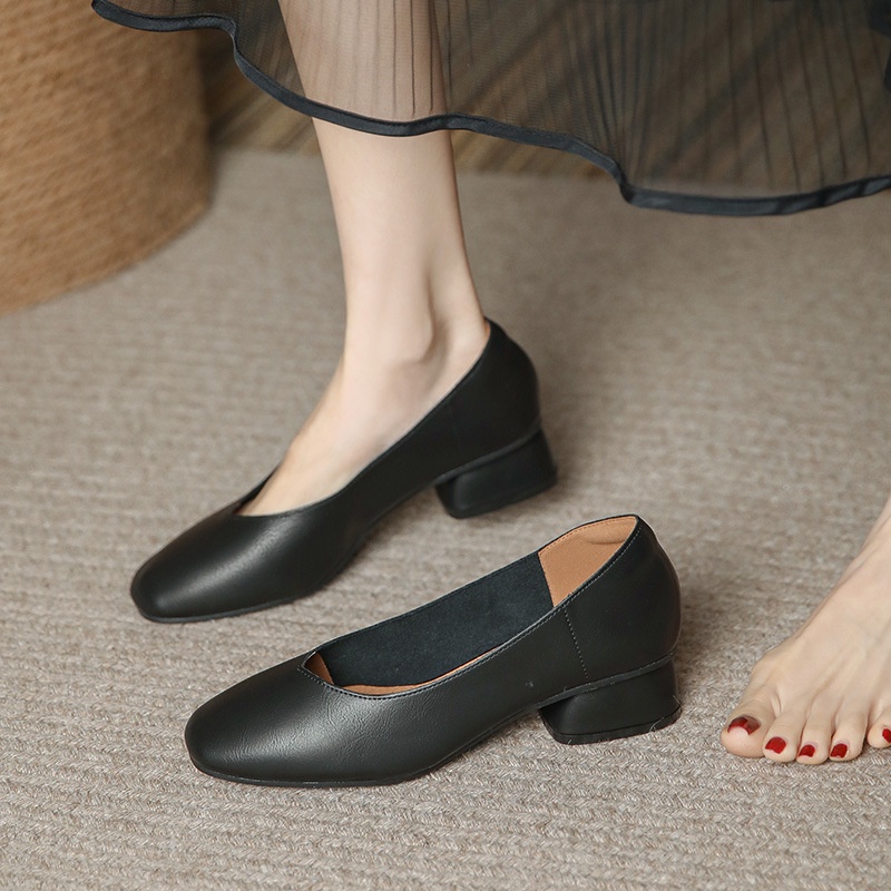 Giày Cao Gót 1 Ngày Thoải Mái Phong Cách Hàn Quốc Cho Nữ