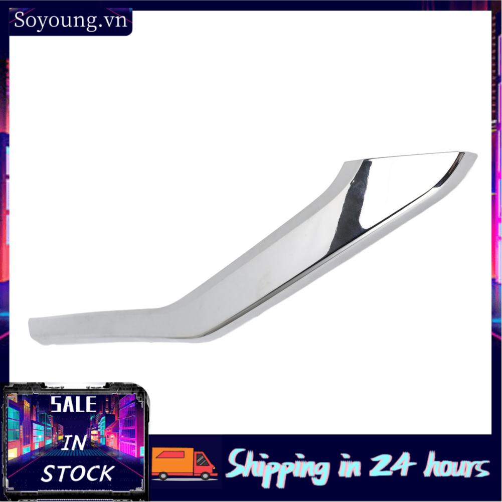 Soyoung 6407A324  OE Standard Scratch Resistant Direct Fit Bumper Chrome Moulding Cover Front Bumper Molding Trim Gloss  for Cars