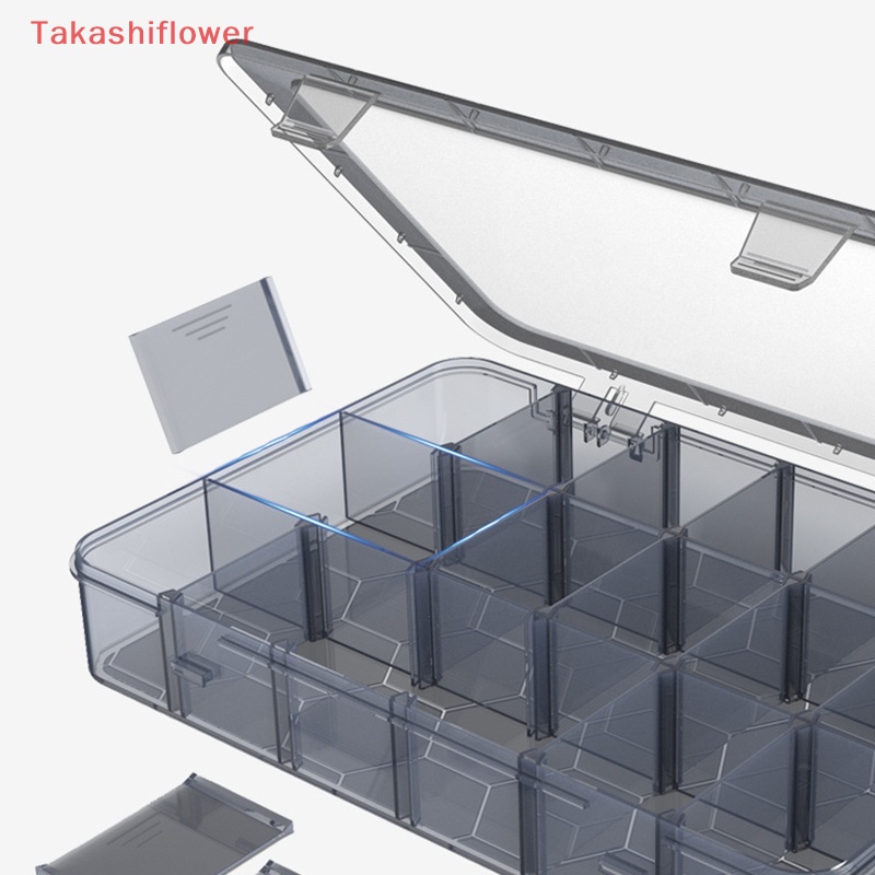 Hộp Đựng Linh Kiện Điện Tử Bằng Nhựa Trong Suốt Nhiều Ngăn Tiện Dụng