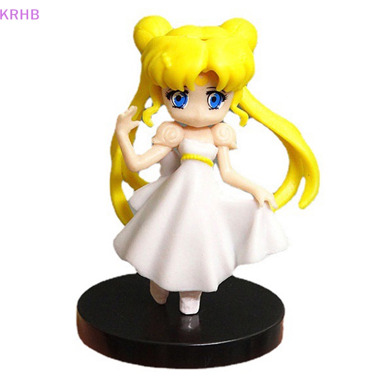 Set 6 Mô Hình Đồ Chơi Nhân Vật Hoạt Hình Thủy Thủ Mặt Trăng Mới