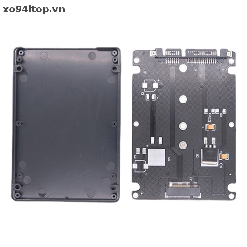 Hộp Đựng Thẻ Chuyển Đổi XOITOP M.2 NGFF Sang 2.5 inch SATA SSD / MSATA Sang SATA Cho Máy Tính M2 + M