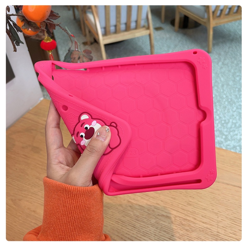 Ốp Máy Tính Bảng Silicon In Hình Dâu Tây Hoạt Hình Cho Ipad 10.2 Ipad 10Th 10.9 Mini 4 / 5 Ipad Air 4 / 5 Pro 11 Ipad 9Th Mini 2