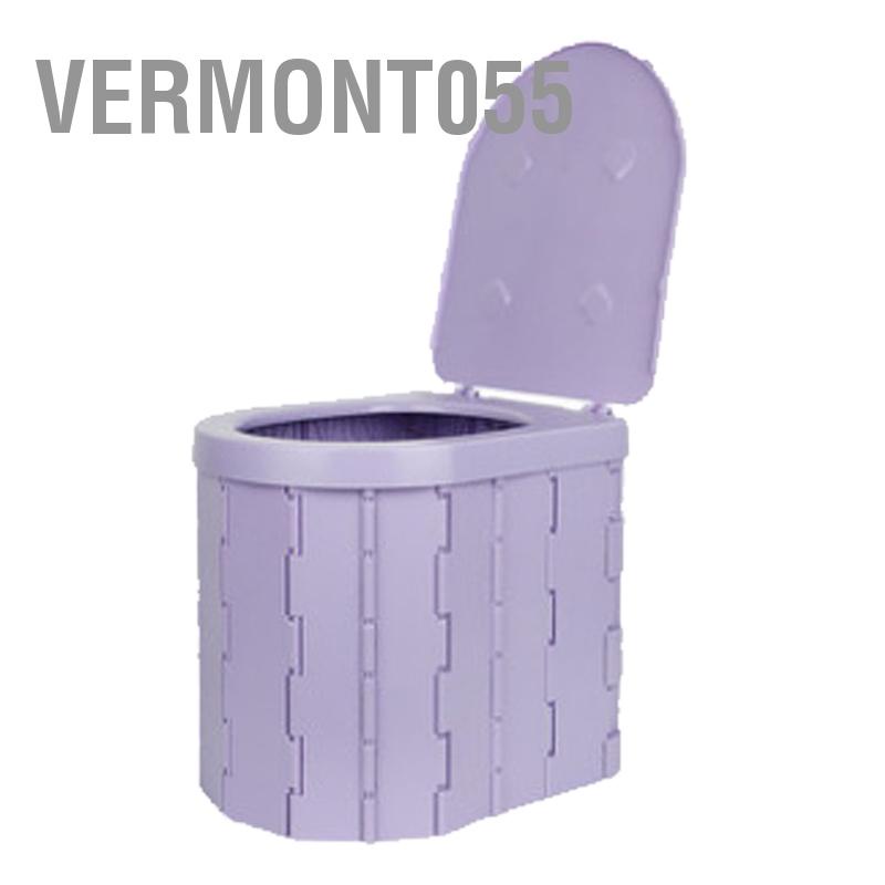 Vermont055 Nhà vệ sinh gấp di động Tích hợp ABS Khả năng chịu tải cao du lịch có nắp đậy để cắm trại