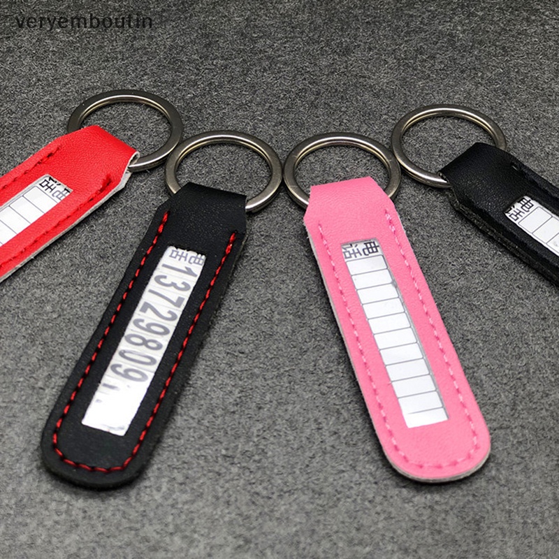 1 Móc Khóa Số Điện Thoại Chống Thất Lạc Tiện Lợi