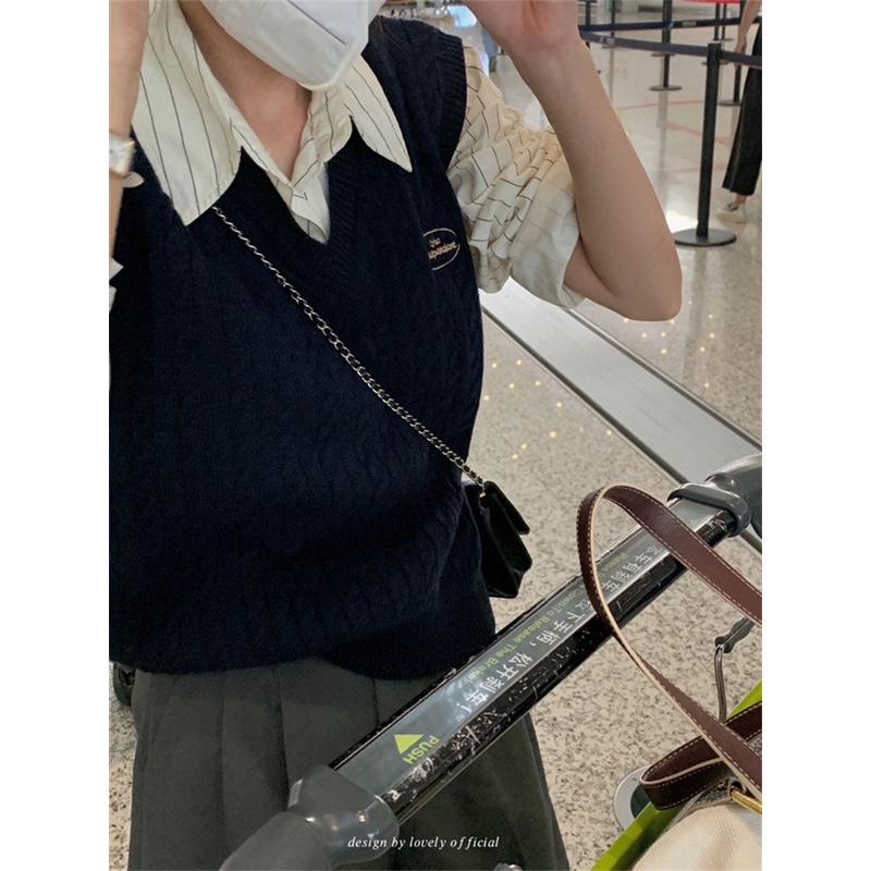 Áo Dệt Kim Sát Nách Màu Trơn Cổ Điển Thời Trang Hè Thu Cho Nữ