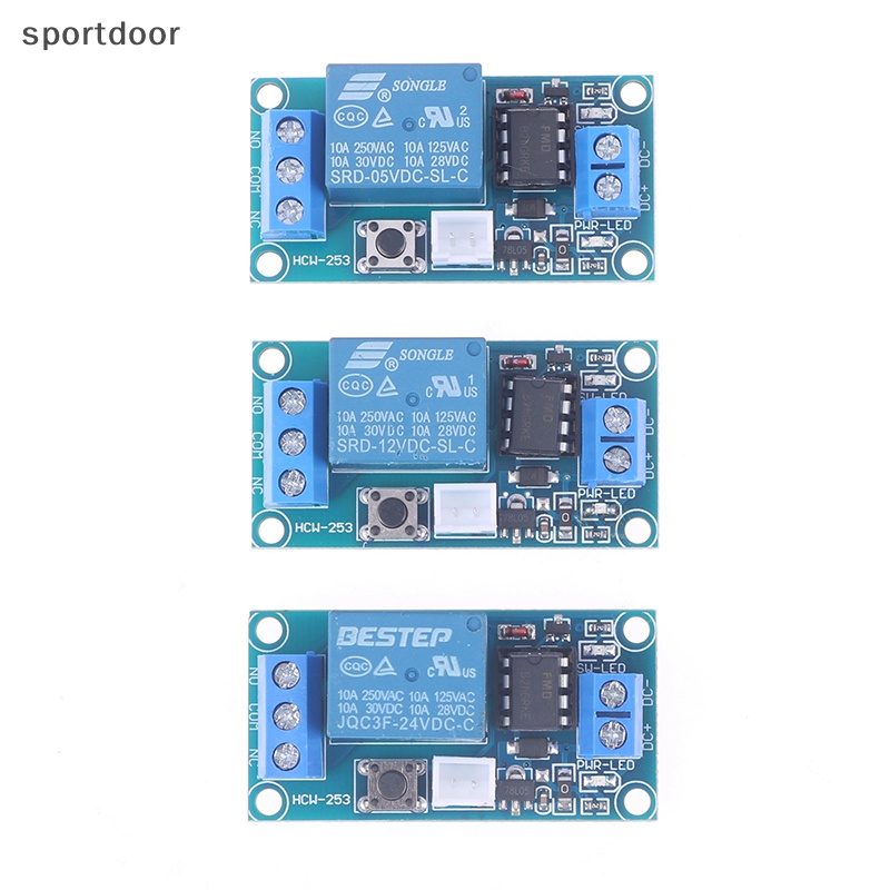 Mô Đun Rơ Le Khởi Động Một Chip Tự Khóa 5V 12v 24v