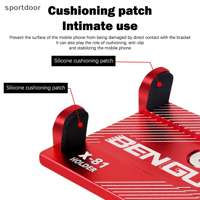 Giá Đỡ Điện Thoại / Xe Đạp Bằng Hợp Kim Nhôm Nhiều Màu Tiện Dụng