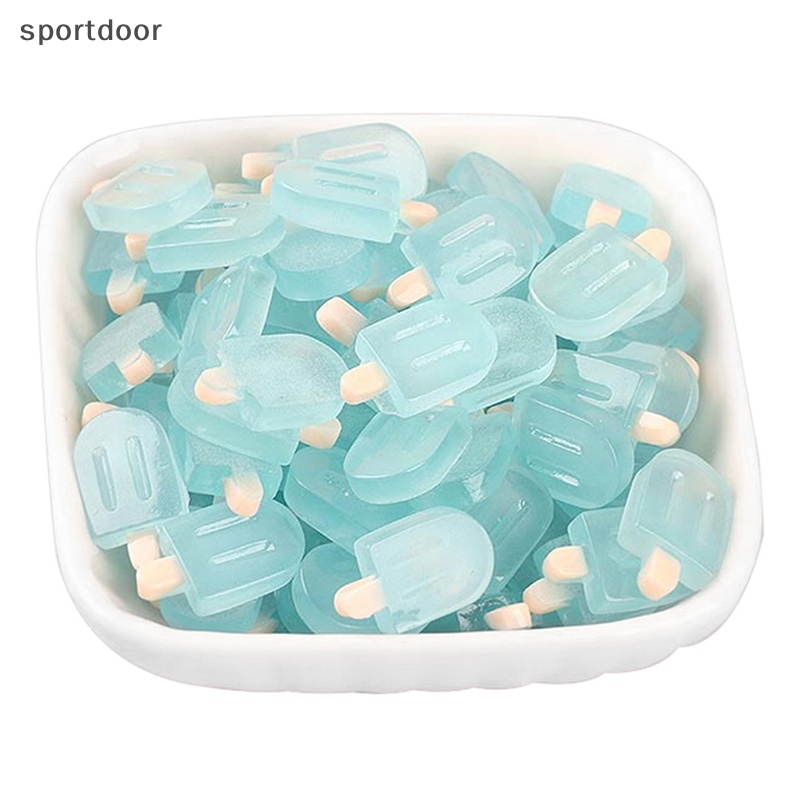 Bộ 5 Phụ Kiện Làm Trang Sức Hình Que Kem Dạ Quang DIY