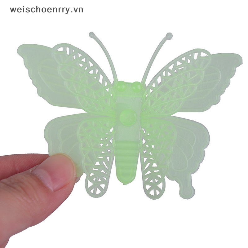 Set 6 Bươm Bướm Dạ Quang Trang Trí Nội Thất Đẹp Mắt  Vn VN