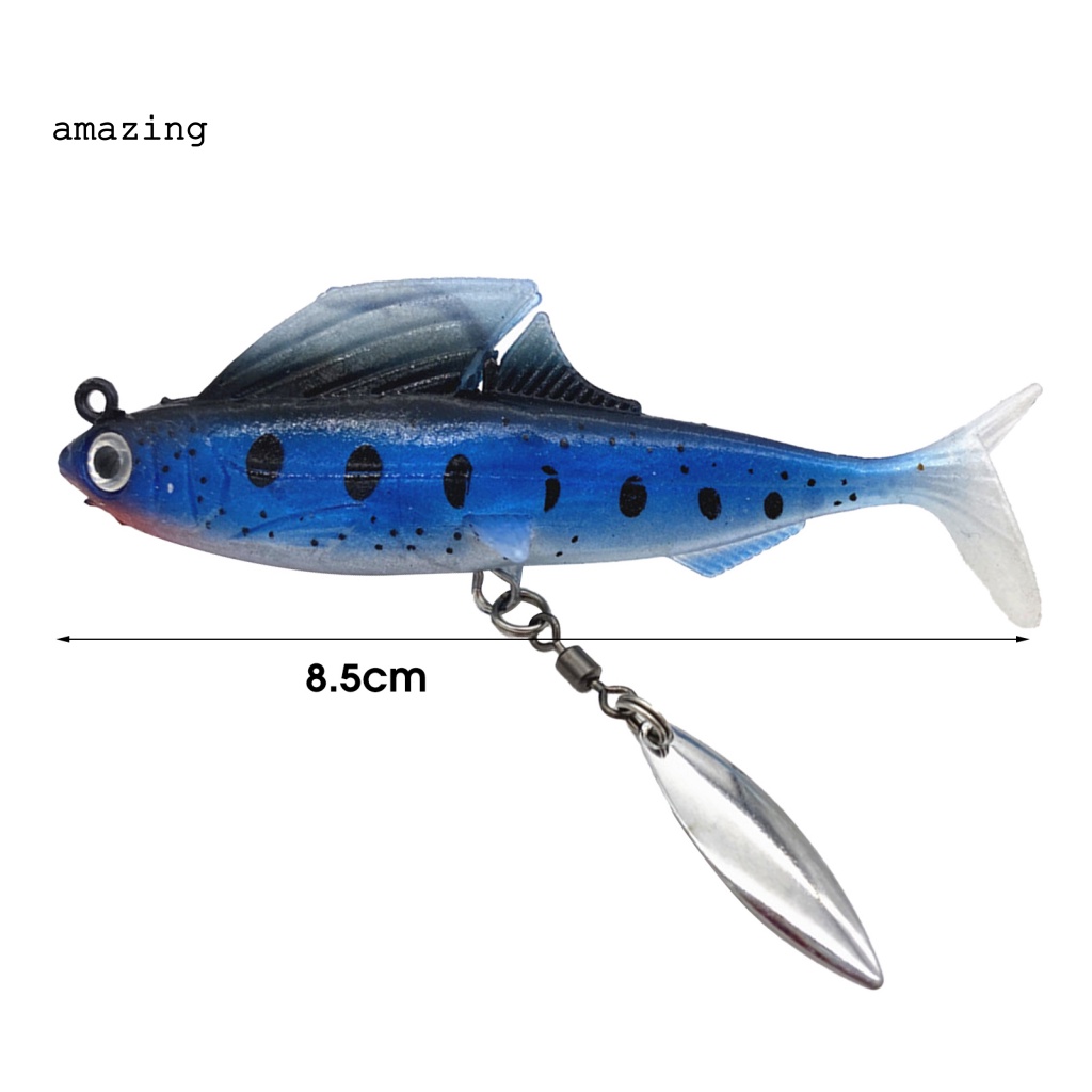 Mồi Câu Cá Giả 8.5cm / 13g Bằng Sequin Mềm Mại