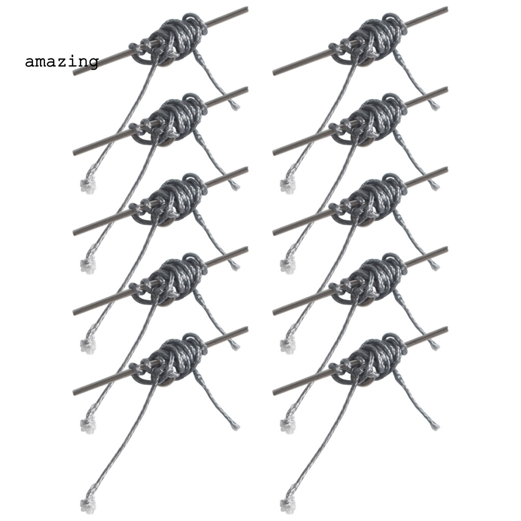 Bộ 10 Kim Câu Cá Bằng Thép Không Gỉ Bền Bỉ Tái Sử Dụng Được