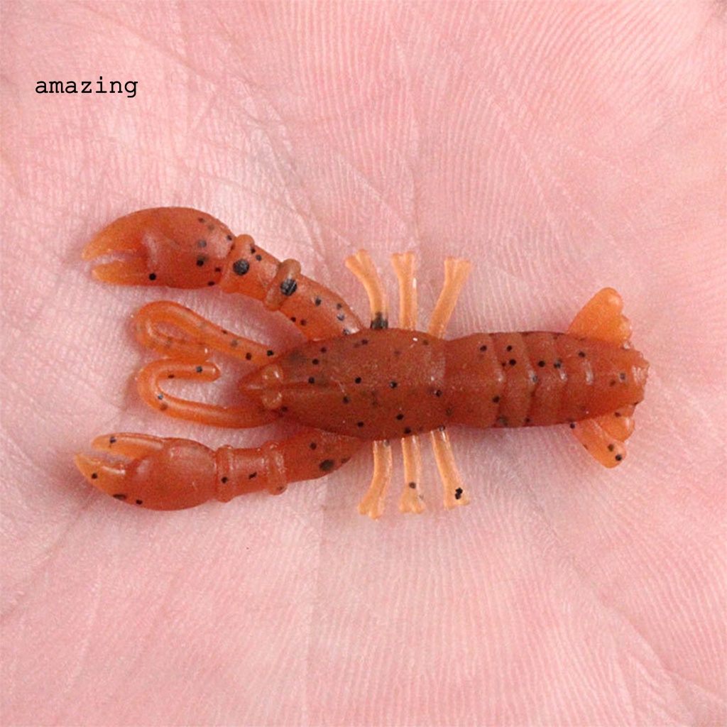 Set 10 Mồi Giả Nhử Cá 4cm / 0.8g Bằng Nhựa PVC Mềm Chống Mòn Màu Sắc Tươi Sáng