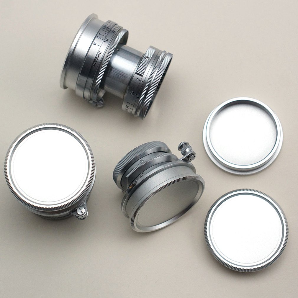 Metal Protective Body Front &amp; Rear Lens Dust Cap Cover For M39 Screw Mount Camera Lenses [Q/11]