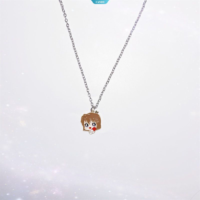 Vòng cổ Mặt Nhân Vật Thám Tử Conan Thời Trang Hip Hop Cho Cặp Đôi