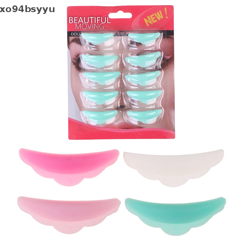 Set 5 Cặp Đệm Silicone Mềm Xo94Bsyu Uốn Cong Lông Mi S M1 M2 L