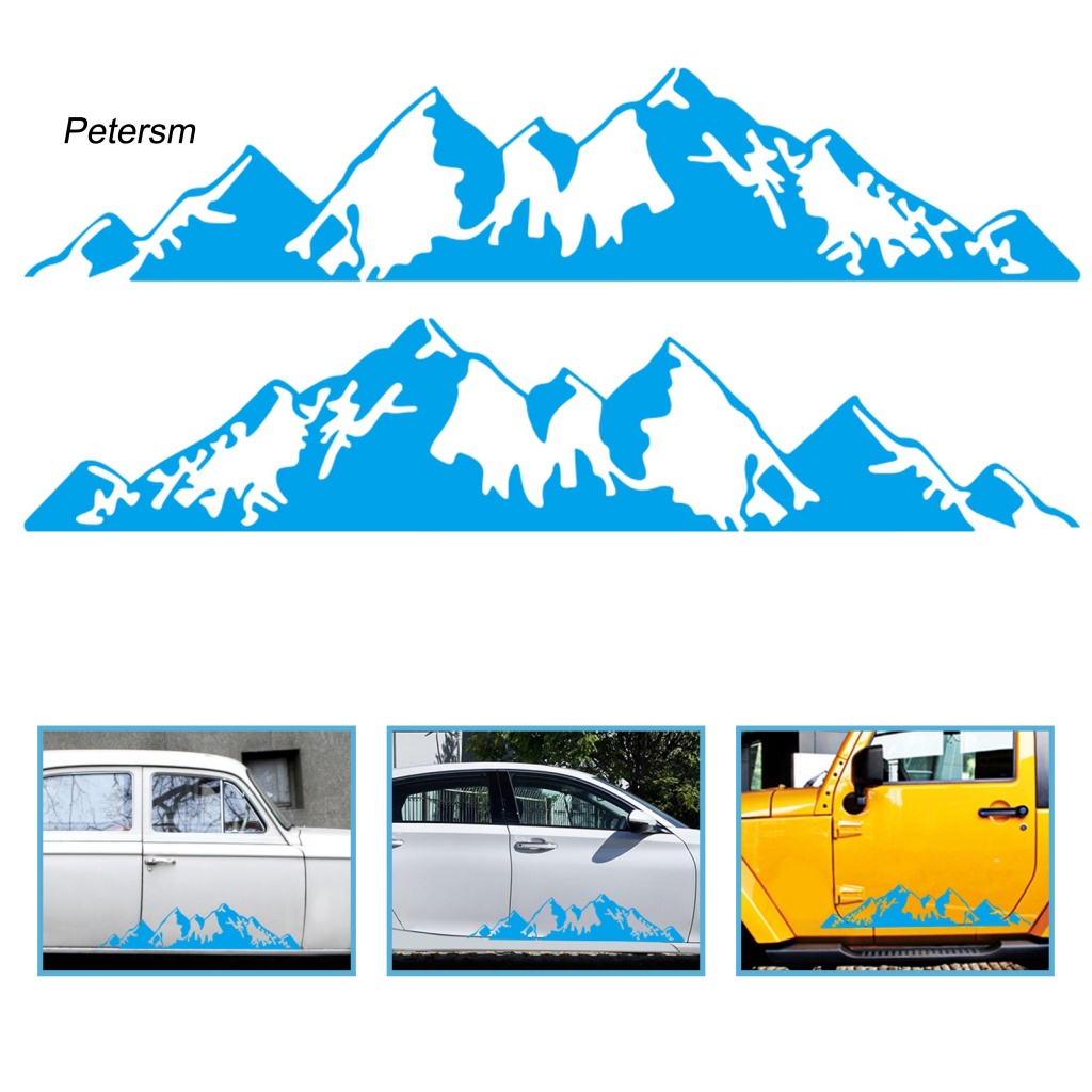 Set 2 Đề Can Dán Trang Trí Xe Hơi Chịu Nhiệt Độ Cao Tháo Rời Được Tiện Lợi