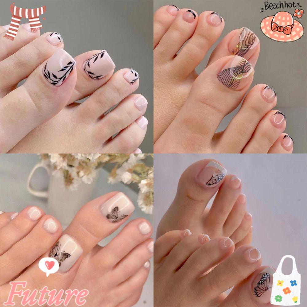 Móng Chân Giả Che Phủ Toàn Diện Cho Nữ