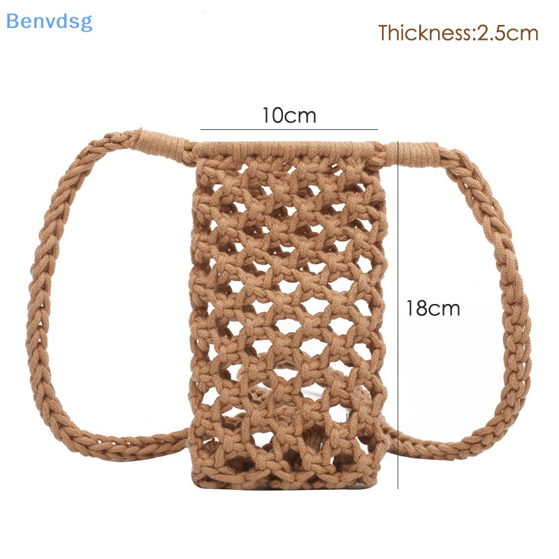 Benvdsg > Túi Đeo Vai / Đeo Chéo Đựng Điện Thoại Bằng Cotton Dệt Thời Trang Mùa Hè Dễ Phối Đồ