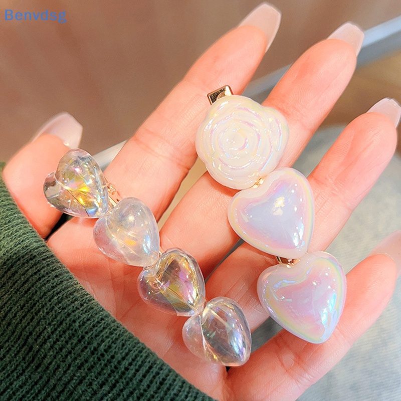 Benvdsg > Kẹp Tóc Mái Trái Tim Concubine Đơn Giản Phong Cách Cá Tính Thời Trang Mùa Hè Dành Cho Bé Gái