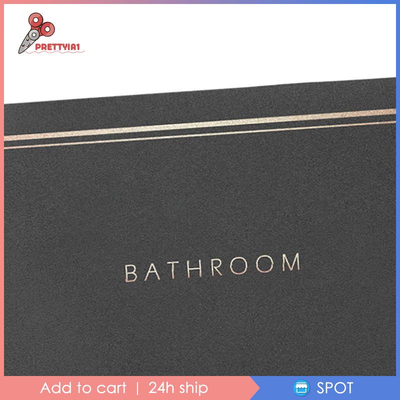 [Prettyia1] Thảm Cao Su Thấm Nước Tốt Cho Phòng Tắm