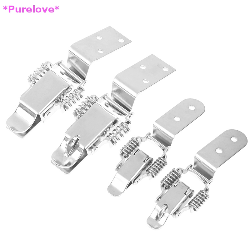 Purelove &gt; Chốt Khóa Hộp Công Cụ Vali Hộp Công Cụ Nạp Lò Xo Mạ Niken Mới