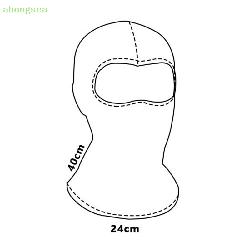 Abongsea Mặt Nạ Chống Nắng Chống Tia UV Siêu Mỏng Tiện Dụng Khi Đi Xe Máy