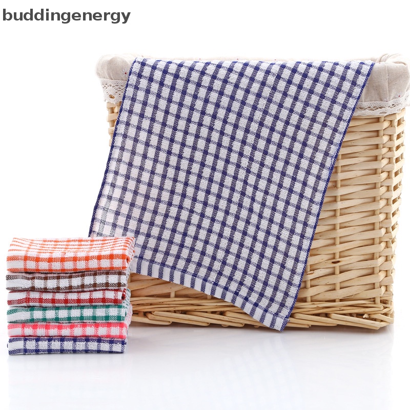 {BUDDI} Set 6 Khăn Cotton Lau Chén Dĩa Thấm Hút Tốt Cho Nhà Bếp {BUDDI}