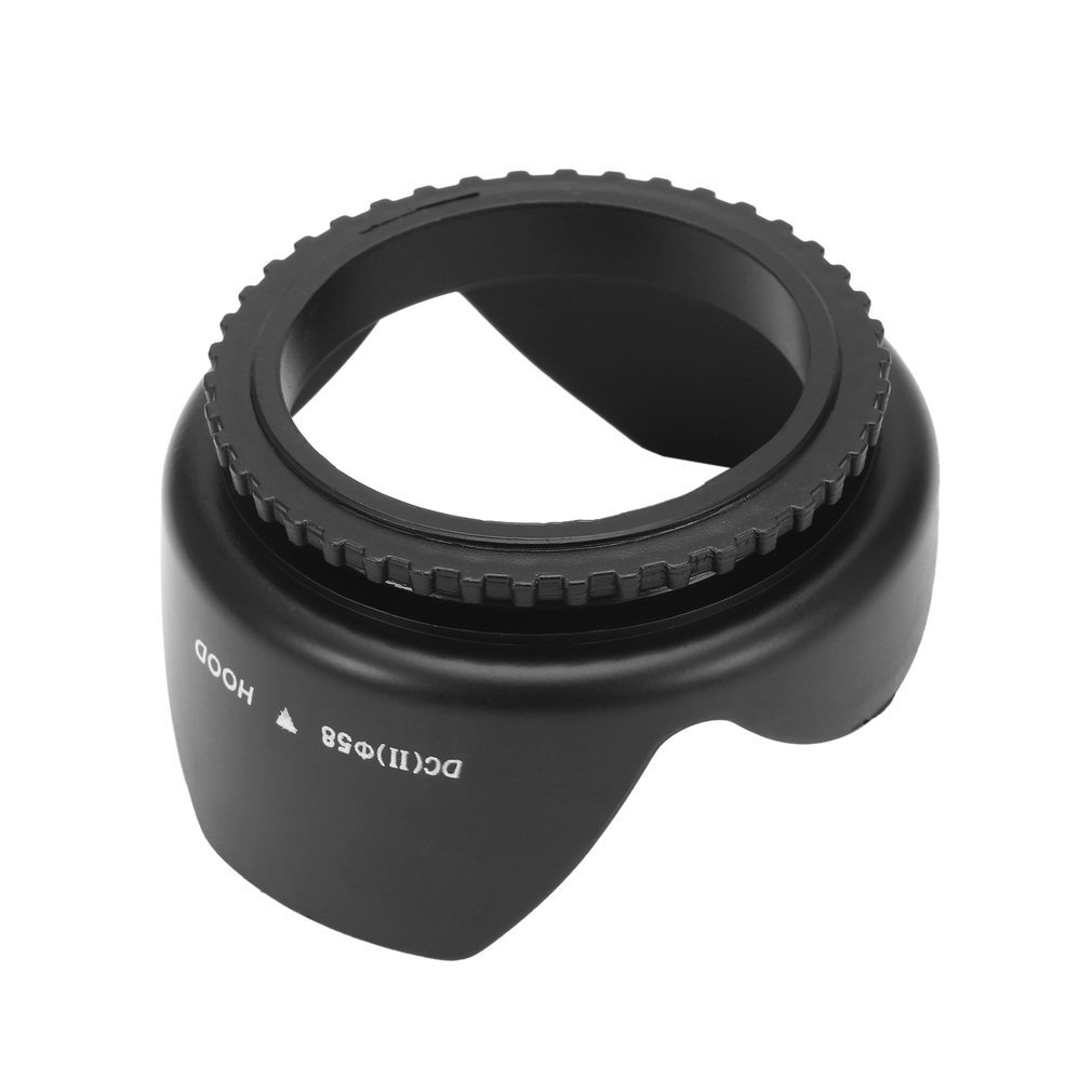 58Mm Lens Hood Screw Mount Flower Shape For Canon Camera Dc-Sn Filters Accessories [Q/6]