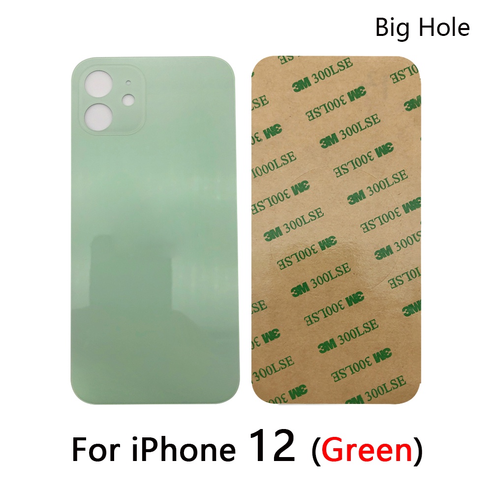 Nắp Đậy Pin Điện Thoại Mặt Sau Bằng Kính Thay Thế Chuyên Dụng Cho iPhone 12 12 Mini Pro Max