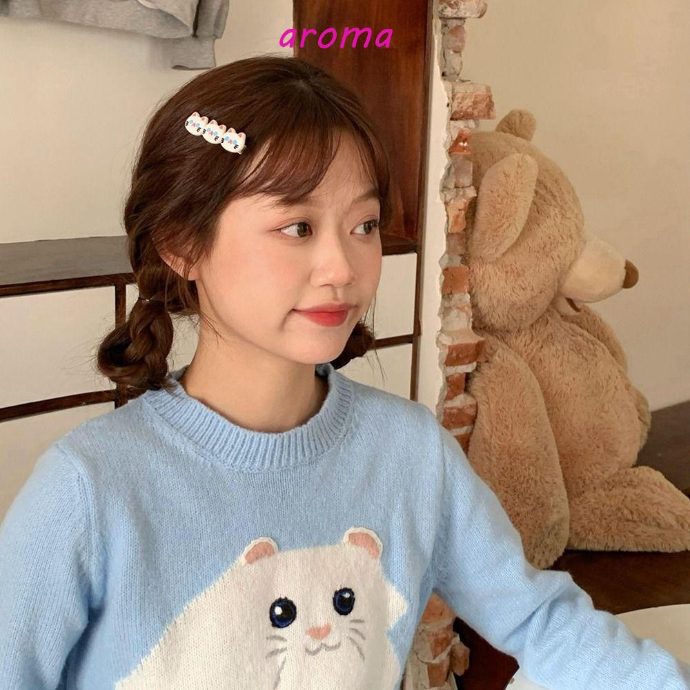 Kẹp Tóc Hình Mèo Dễ Thương Phong Cách Hàn Quốc Cho Nữ