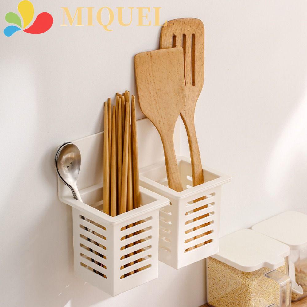 Giá Đỡ Bàn Chải Đánh Răng Gắn Tường Bằng Nhựa Màu Trắng Sức Chứa Lớn Đa Năng