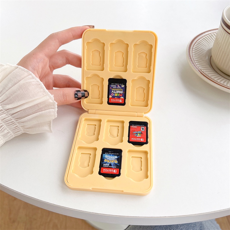 Ốp Bảo Vệ Máy Chơi Game Switch 12 Ngăn Họa Tiết Hoạt Hình Dễ Thương