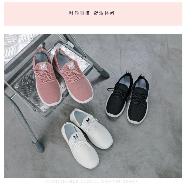 Giày sneaker nữ Giày Thể Thao Thoáng Khí Thời Trang Cho Nữ giày thể thao nữ đế thấp-AA0411