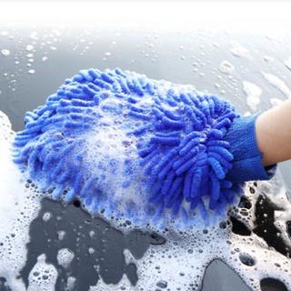Găng tay lau rửa xe ô tô xe máy chuyên dụng, sợi microfiber mềm mại